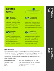 Simple Minimalist Operational Plan - Page 5