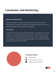 Risk Assessment Report - Page 5