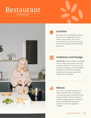 Orange and Yellow Italian Restaurant Business Plan - Page 3