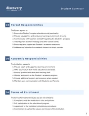 Student Contract Template - Page 3