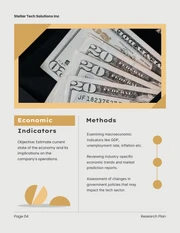 Yellow And White Minimalist Shape Research Plan - Page 4