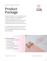 White And Gradient Color Simple Brand Management Proposals - Page 4