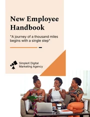 HR Handbook Template - Page 1