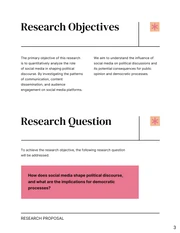 Simple Minimalist White Research Proposal - Page 3