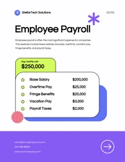 Colorful Minimalist Company Budget Plan - Page 2