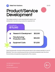 Colorful Minimalist Company Budget Plan - Page 5