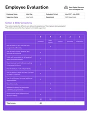 Evaluation Plan Template - Page 1