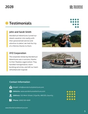 Wanderlust Adventures Travel Agency Template - Page 5