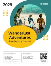 Wanderlust Adventures Travel Agency Template - Page 1