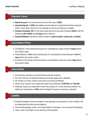 Airbnb Rental Contract Template - Page 2