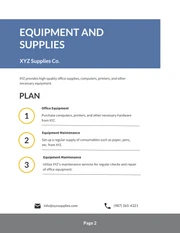 Blue And Yellow Minimalist Resource Plan - Page 2