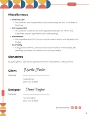 Graphic Design Contract Template - Page 4