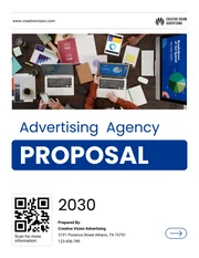 Ad Agency Proposal Template - Page 1