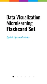 Data Visualization Microlearning Flashcard Set - Page 1