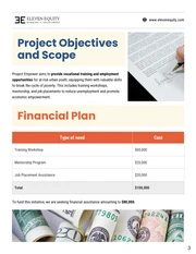 Financial Funding Proposal - Page 3