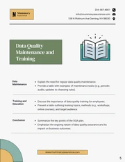 Simple Yellow and Green QA Plans - Page 5