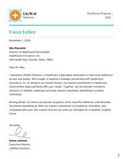 Orange and Cyan Modern Minimalist Healthcare Proposal - Page 2