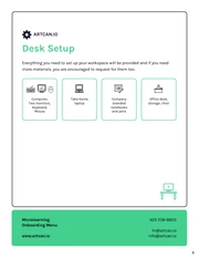 Microlearning Onboarding Menu Materials - Page 6