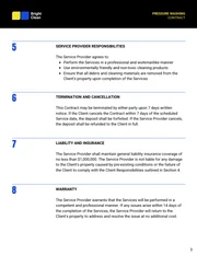 Pressure Washing Contract Template - Page 3