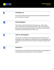 Pressure Washing Contract Template - Page 4