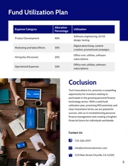 Seed Funding Proposal Template - Page 5