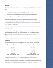 Blue and White Simple Loan Contracts - Page 3