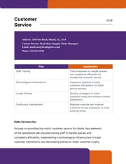 Purple And Orange Simple Minimalist Operational Plan - Page 5