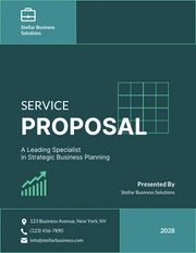 Green Square Modern Service Proposal - Page 1