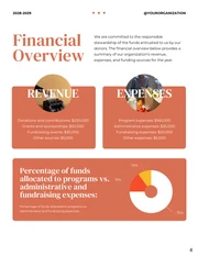 Orange and White Charity Annual Report - Page 4