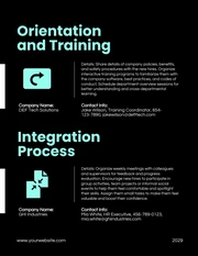 Dark Neon Onboarding Plan - Page 3