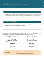 Business Renovation Contract Template - Page 3