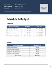 Blue And Grey Minimalist Recruitment Plan - Page 4