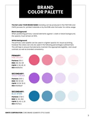 Core Brand  Style Guide - Page 3