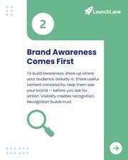 Brand Awareness LinkedIn Carousel Social Media Template - Page 3