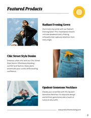 Yellow Simple Trend Fashion Catalog - Page 2