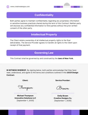 UI UX Design Contract Template - Page 4