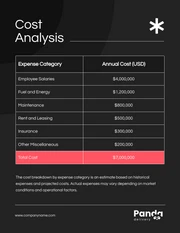 Black and White Simple Company Financial Plans - Page 3