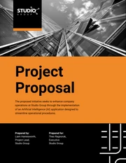 Dark Orange Project Proposal - Page 1