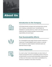 Tosca White Modern Minimalist Internal Sustainability Proposal - Page 2