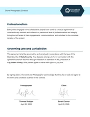 Drone Photography Contract - Page 5