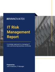 IT Risk Management Report - Page 1