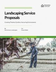 Landscaping Service Proposals - Page 1