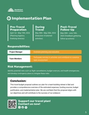 Travel Budget Proposal Template - Page 5