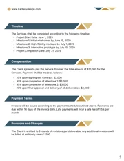 UI Design Contract Template - Page 2