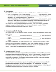 Green White Navy Clean Project Joint Venture Agreement - Page 2