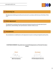 Virtual Assistant Contract Template - Page 3