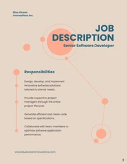 Orange And Blue Dot Simple Job Proposal - Page 2