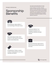 Cream And Black Minimalist Sponsorship Proposal - Page 4