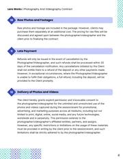 Photography And Videography Contract - Page 4