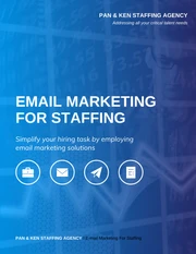 Blue Email Marketing White Paper - Page 1